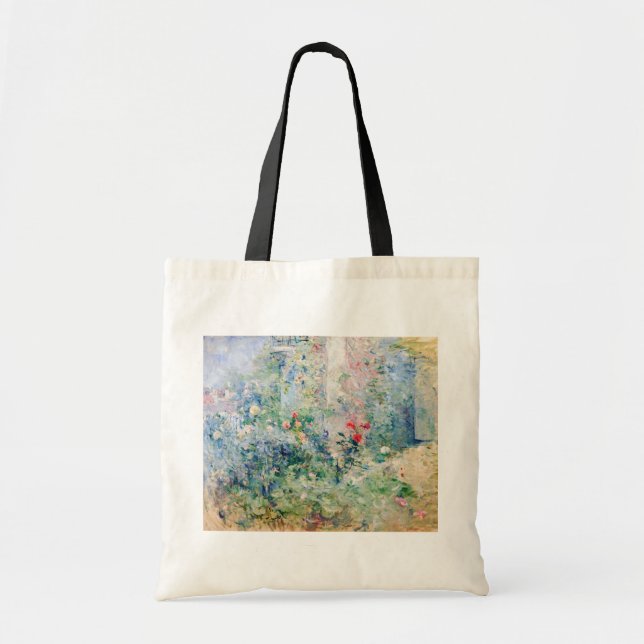 Bolso De Tela Berthe Morisot - El jardín de Bougival (Frente)
