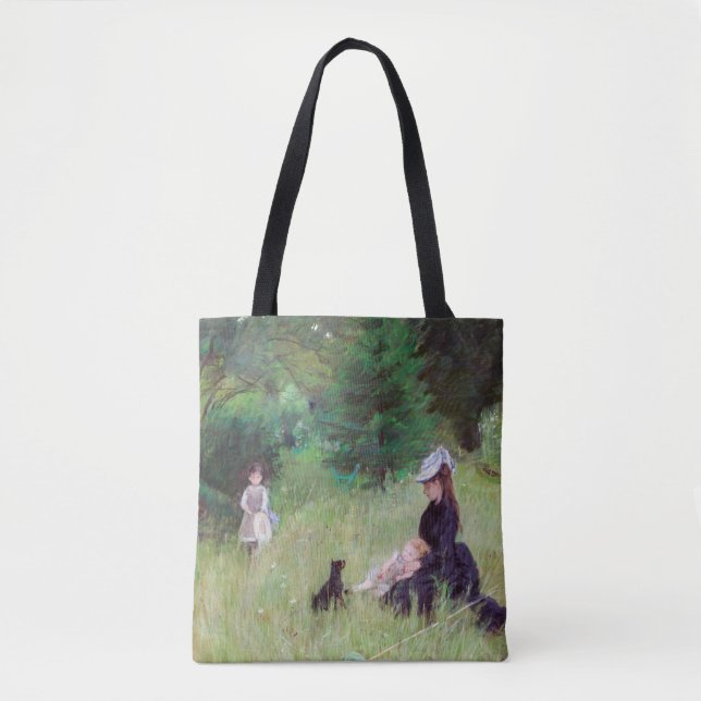 Bolso De Tela Berthe Morisot - En un parque (Anverso)
