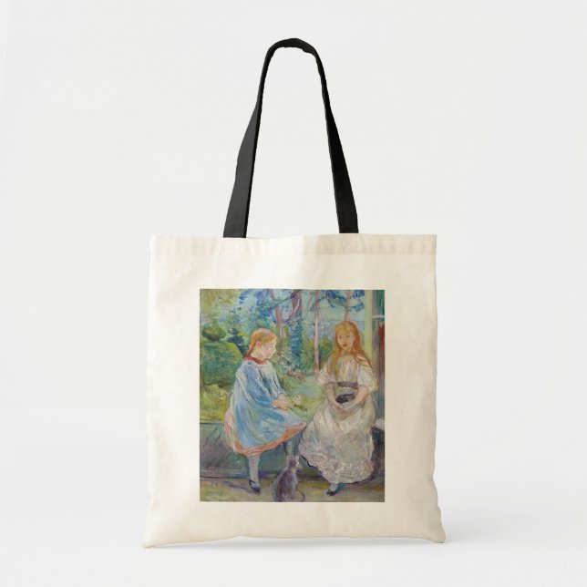Bolso De Tela Berthe Morisot - Jóvenes Chicas en la ventana (Frente)