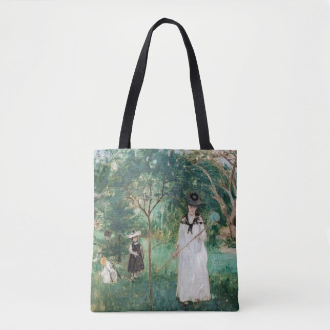 Bolso De Tela Berthe Morisot - La caza de mariposas (Anverso)