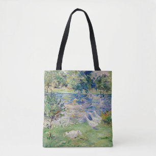Bolso De Tela Berthe Morisot - Muchacha en un barco con gansos