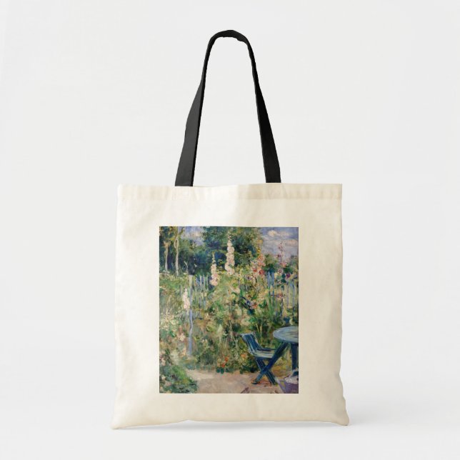 Bolso De Tela Berthe Morisot - Rosas Tremieres (Frente)
