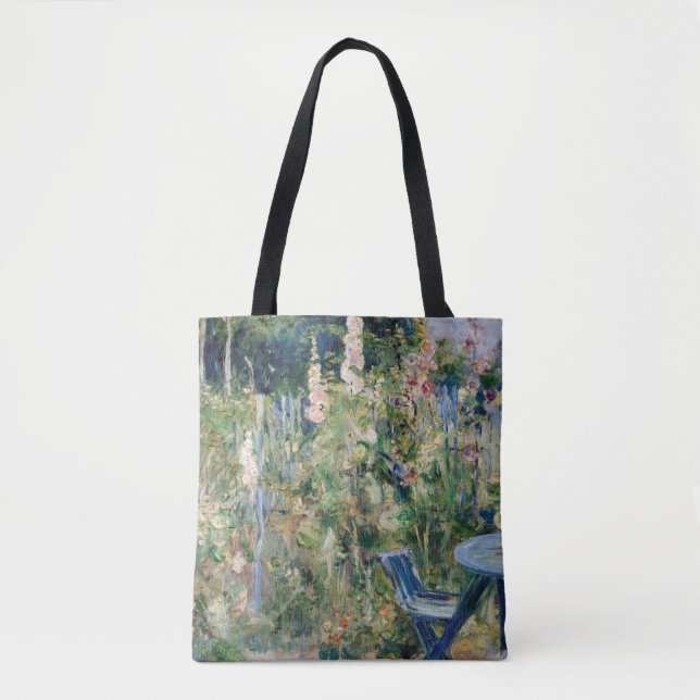Bolso De Tela Berthe Morisot - Rosas Tremieres (Anverso)