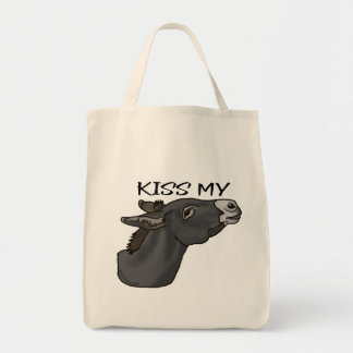 Bolso De Tela Besa a mi . ... Burro