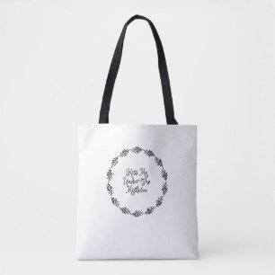 Bolso De Tela Bésame debajo del mistletoe