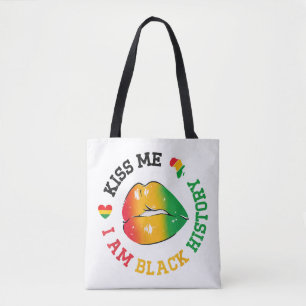Bolso De Tela Bésame soy el mes de la historia negra afroamerica