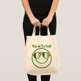 Bolso De Tela Bésame, soy irlandés.