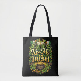 Bolso De Tela Bésame, soy irlandés