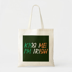 Bolso De Tela Bésame soy un bagbtcn irlandés
