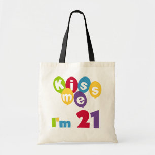 Bolso De Tela Bésame tengo 21 camisetas de cumpleaños y regalos