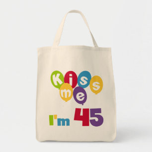 Bolso De Tela Bésame tengo 45 camisetas de cumpleaños y regalos