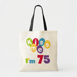 Bolso De Tela Bésame tengo 75 camisetas de cumpleaños y regalos