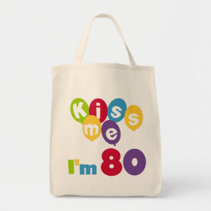 Bolso De Tela Bésame Tengo 80 camisetas y regalos de cumpleaños