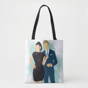 Bolso De Tela Besar el cielo - AC