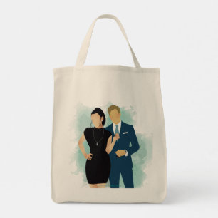 Bolso De Tela Besar el cielo - AC