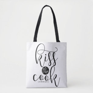 Bolso De Tela Besar El Cook Moderno Script Personalizado