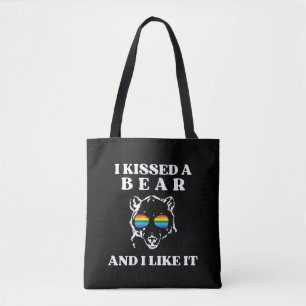 Bolso De Tela Besé Un Oso Y Me Gustó Graciosamente