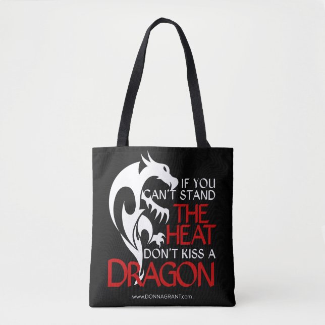 Bolso De Tela Bese un tote del dragón (Anverso)
