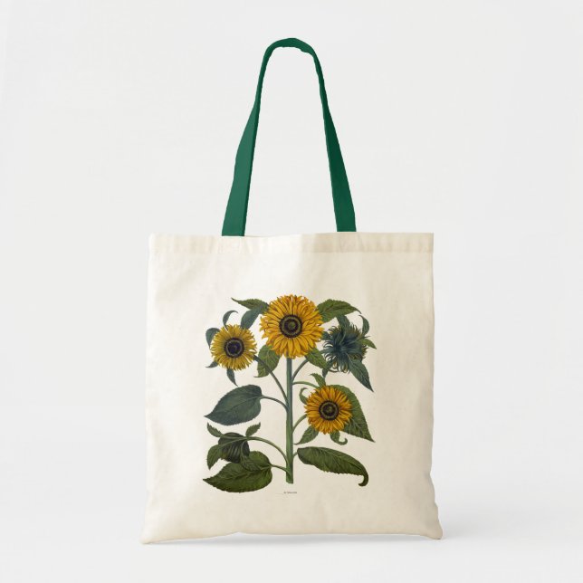 Bolso De Tela Besler: Girasol (Frente)