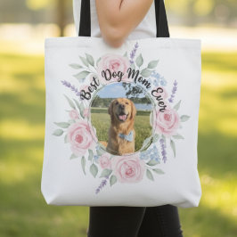 Bolso De Tela Best Dog Mom Ever Photo Tote Bag