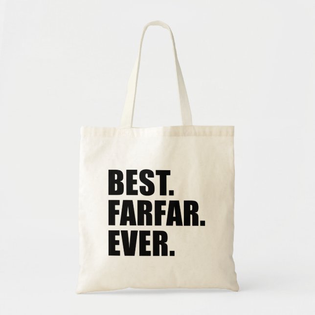 Bolso De Tela Best Farfar Ever Swedish Grandfather Tote Bag (Frente)