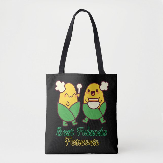 BOLSO DE TELA BEST FRIENDS FOREVER, FUNNY, GIFTS, BEST FRIEND (Anverso)