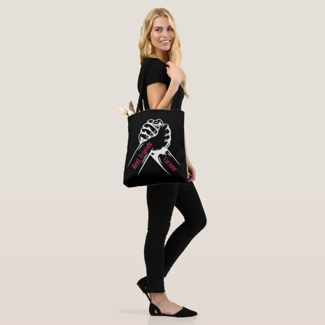 BOLSO DE TELA BEST FRIENDS FOREVER MATCHING, FRIENDS DAY, FRIEND (Puesto)