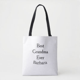 Bolso De Tela Best Grandma ever name date simple mothers day min