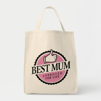 Bolso De Tela Best mum approved for life pink bag