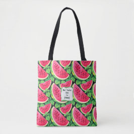 Bolso De Tela Best Teacher Ever – Watermelon Tote Bag