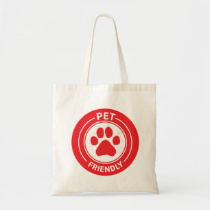 Bolso De Tela Best Westie Pet Friendly Drawn Paw - Red