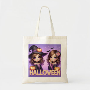 Bolso De Tela Bestia de Halloween con amigo