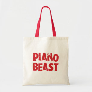 Bolso De Tela Bestia Totebag del piano