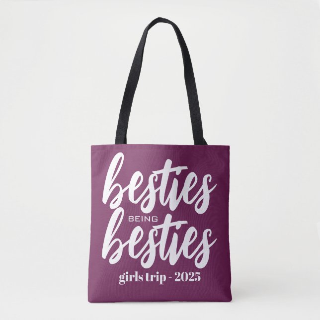 Bolso De Tela Bestias siendo bestias personalizadas (Anverso)