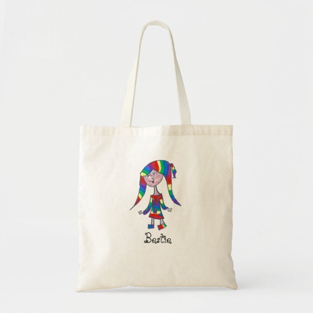 Bolso De Tela Bestie Tote Bag (Frente)