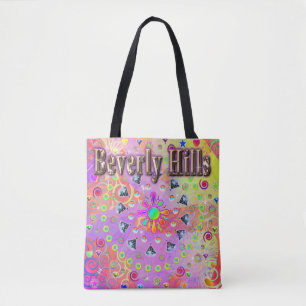 Bolso De Tela Beverly Hills Lucky Golden Tote Bag