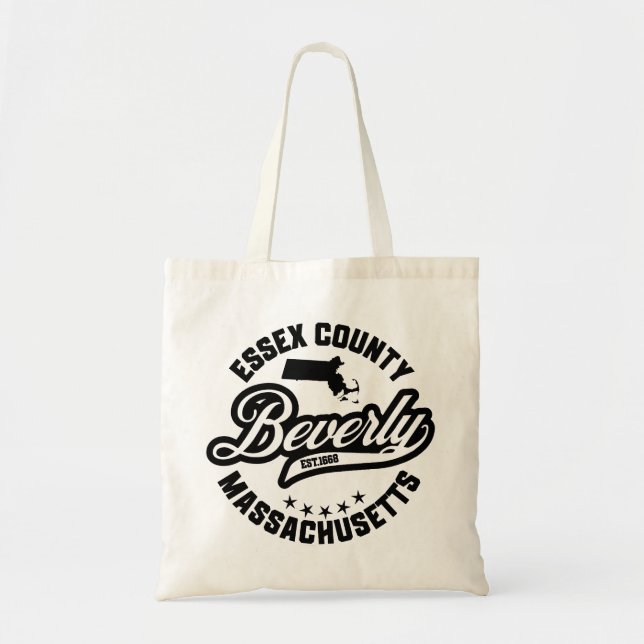 Bolso De Tela Beverly, Massachusetts (Frente)