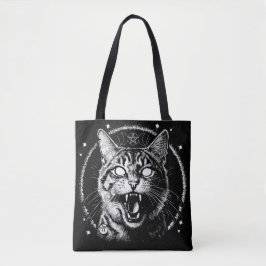 Bolso De Tela Bewitched Tabby