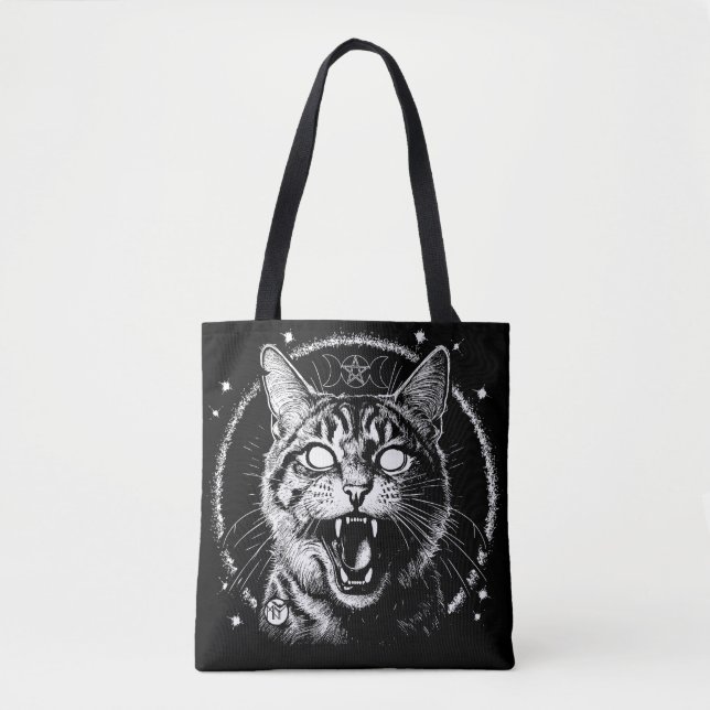 Bolso De Tela Bewitched Tabby (Anverso)