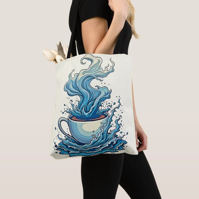 Bolso De Tela Beyond the Daily Cup (Detalle)