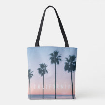 Bi-Coastal New York California Pink Blue Sunset