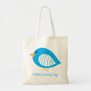 Bolso De Tela Biblioteca de niños de aves coloridas Tote Bag