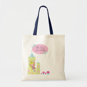 Bolso De Tela Biblioteca Esta Hada Ama Los Libros