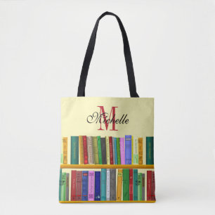 Bolso De Tela Biblioteca para genio. Libros para estudiantes int