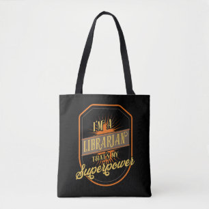 Bolso De Tela Bibliotecario