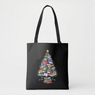 Bolso De Tela Bibliotecario De Regalo De Xmas Para Libros Para N