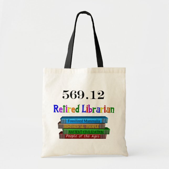 Bolso De Tela Bibliotecario jubilado 569,0 (sistema decimal de (Frente)