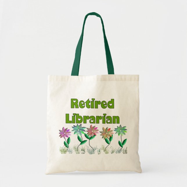 Bolso De Tela Bibliotecario jubilado "sensación de la primavera (Frente)
