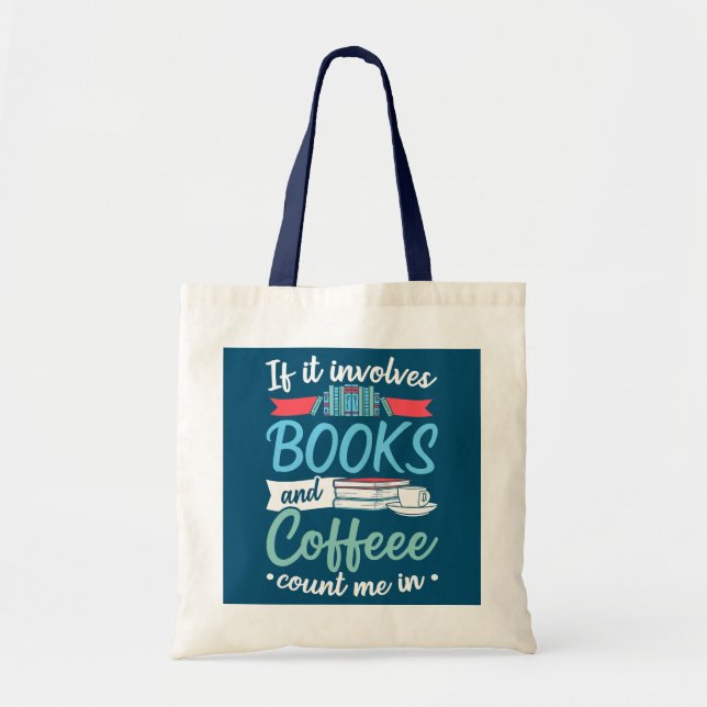 Bolso De Tela Bibliotecario Si Implica Libros Y Biblioteca De Ca (Frente)