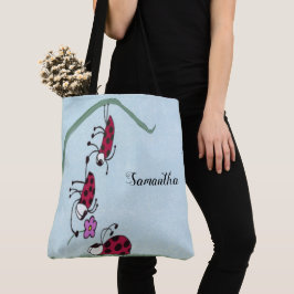 Bolso De Tela Bicho De Ladybug Que Profesa Su Pintado De Amor
